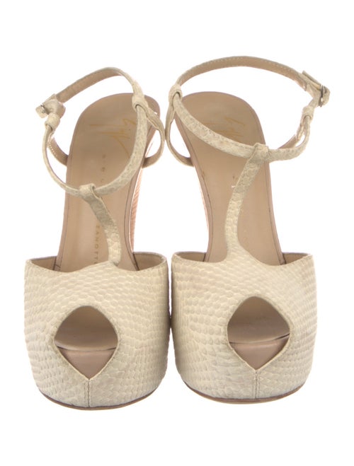 Giuseppe Zanotti Leather T-Strap Pumps