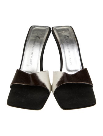 Giuseppe Zanotti Leather Mules