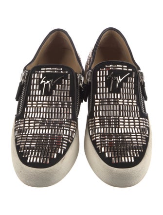 Giuseppe Zanotti Suede Printed Sneakers