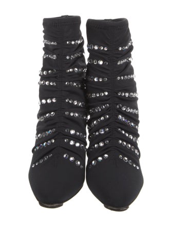 Giuseppe Zanotti Crystal Embellishments Sock Boots