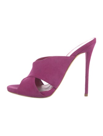 Giuseppe Zanotti Suede Slides