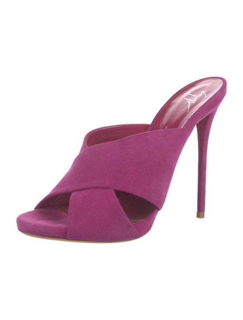 Giuseppe Zanotti Suede Slides