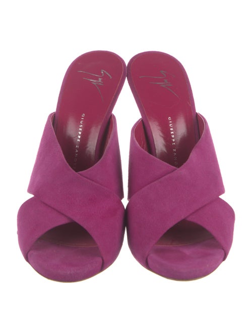 Giuseppe Zanotti Suede Slides