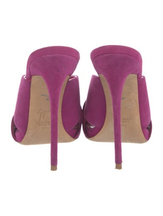 Giuseppe Zanotti Suede Slides