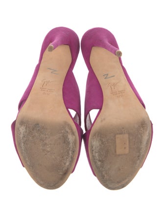 Giuseppe Zanotti Suede Slides