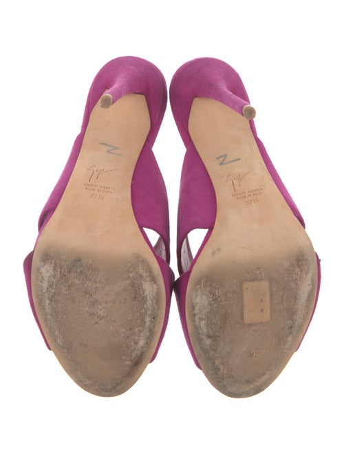 Giuseppe Zanotti Suede Slides