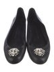 Giuseppe Zanotti Leather Studded Accents Flats