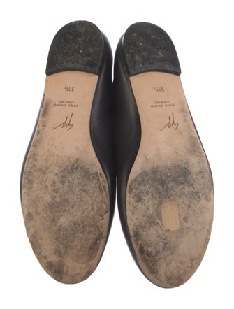 Giuseppe Zanotti Leather Studded Accents Flats