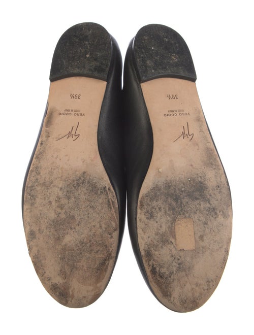 Giuseppe Zanotti Leather Studded Accents Flats