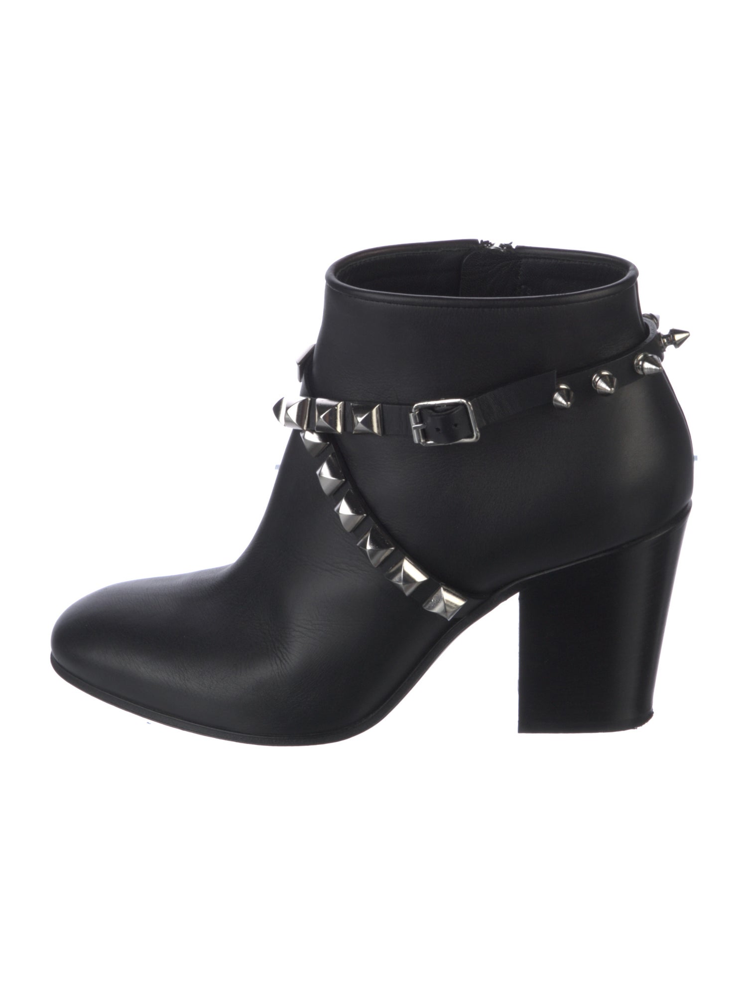 Giuseppe Zanotti Leather Studded Accents Boots