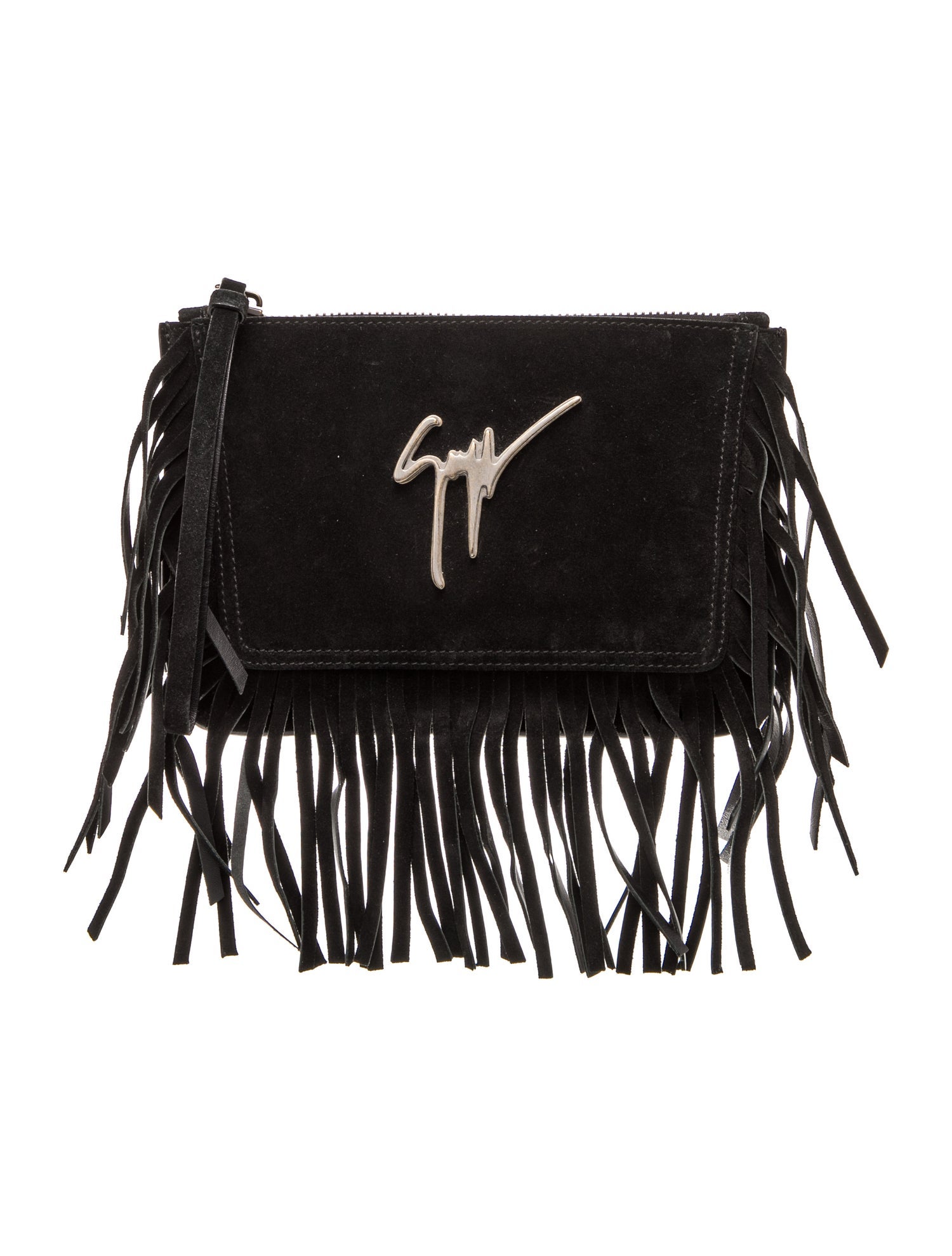 Giuseppe Zanotti Suede Crossbody Bag