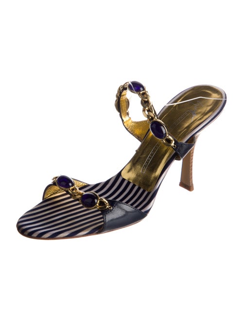 Giuseppe Zanotti Leather Slides