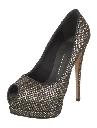 Giuseppe Zanotti Glitter Glitter Accents Pumps