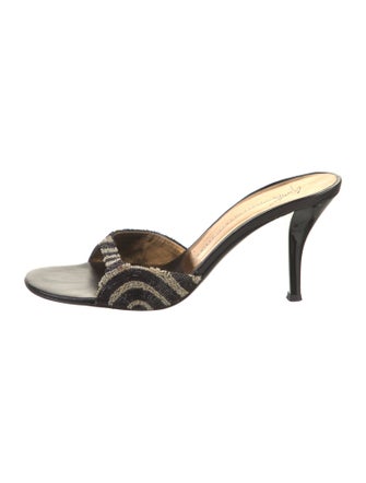 Giuseppe Zanotti Leather Slides