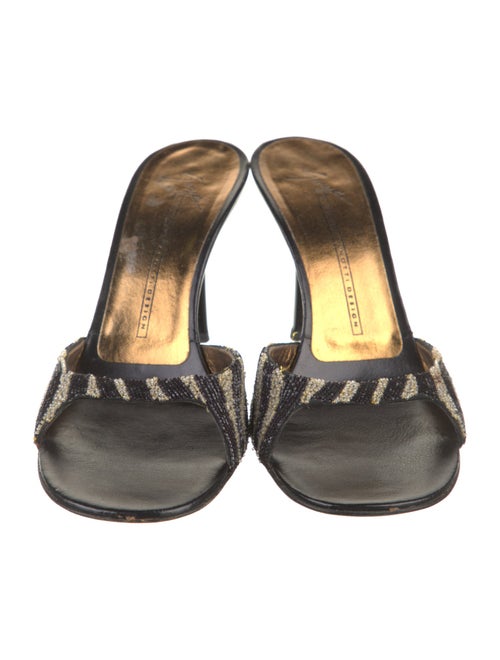 Giuseppe Zanotti Leather Slides