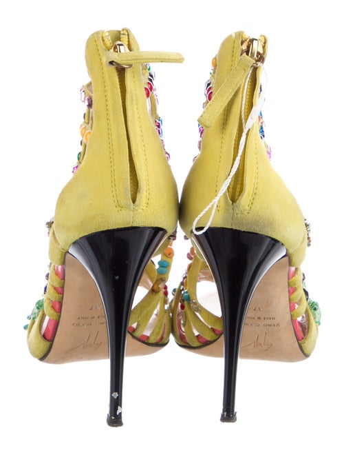 Giuseppe Zanotti Suede Patterned Sandals