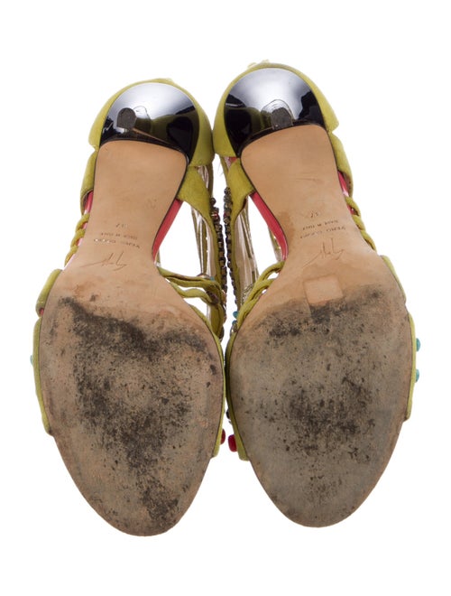 Giuseppe Zanotti Suede Patterned Sandals
