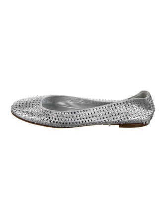 Giuseppe Zanotti Leather Printed Ballet Flats