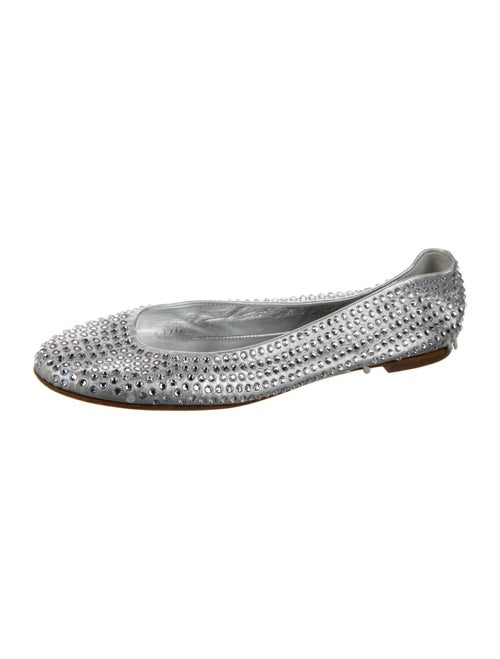 Giuseppe Zanotti Leather Printed Ballet Flats