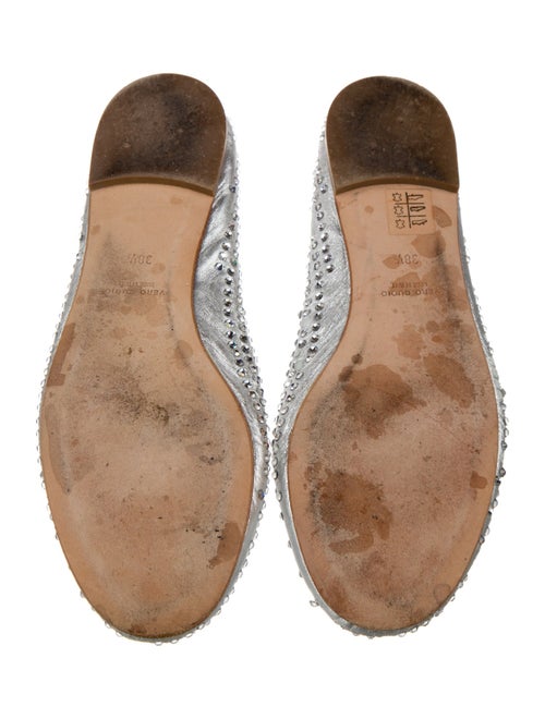 Giuseppe Zanotti Leather Printed Ballet Flats