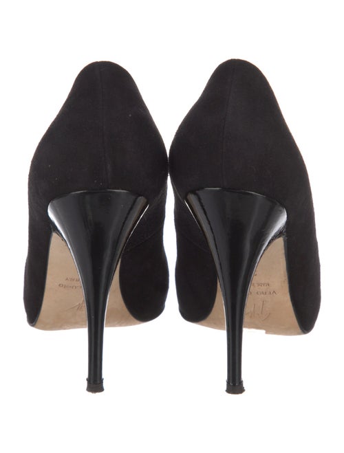 Giuseppe Zanotti Suede Crystal Embellishments Pumps