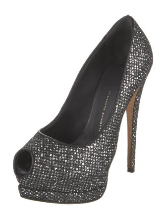 Giuseppe Zanotti Glitter Glitter Accents Pumps