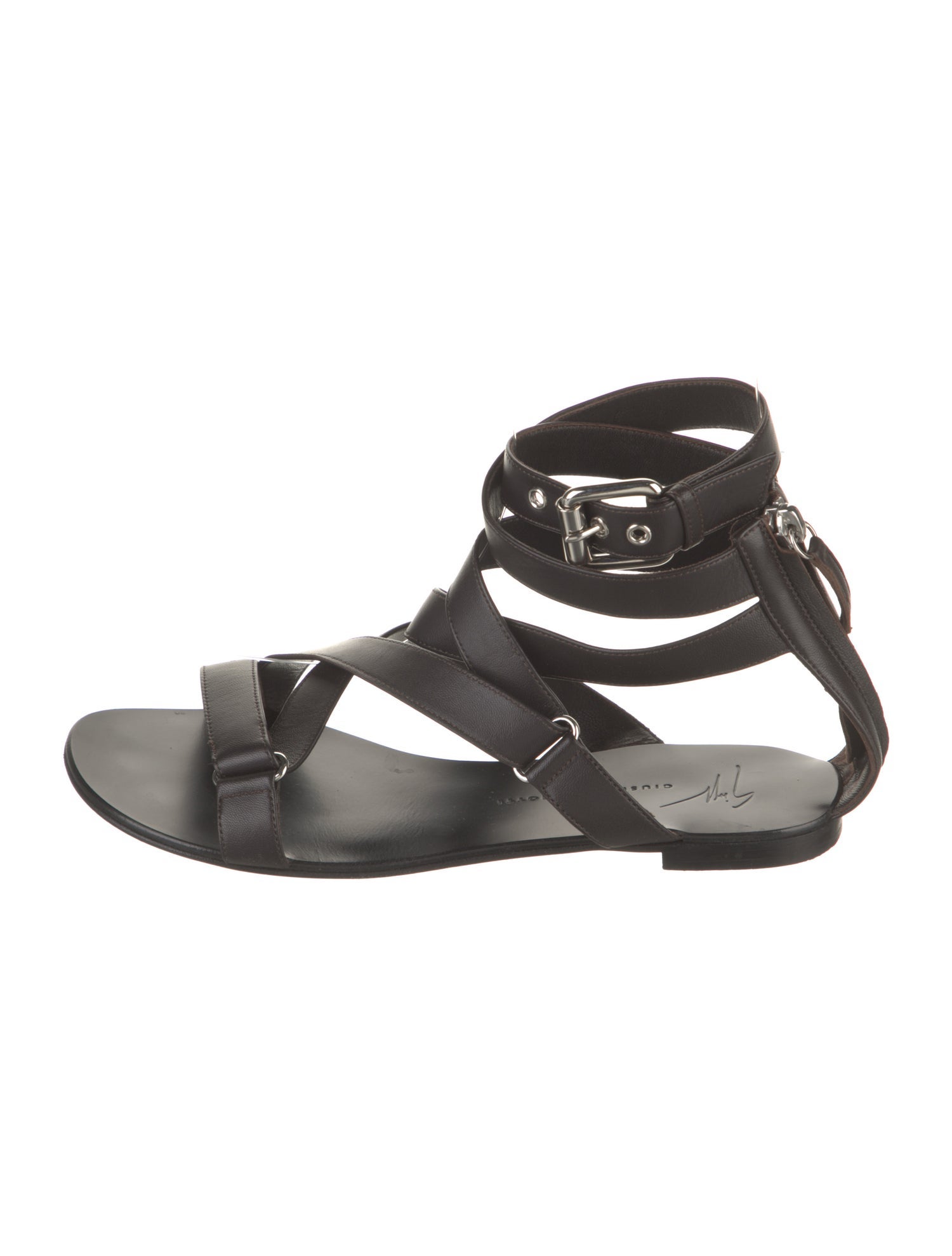 Giuseppe Zanotti Leather Gladiator Sandals