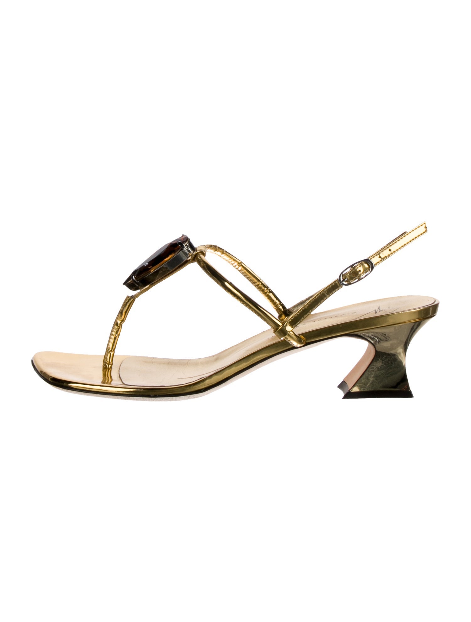 Giuseppe Zanotti Leather Slingback Sandals