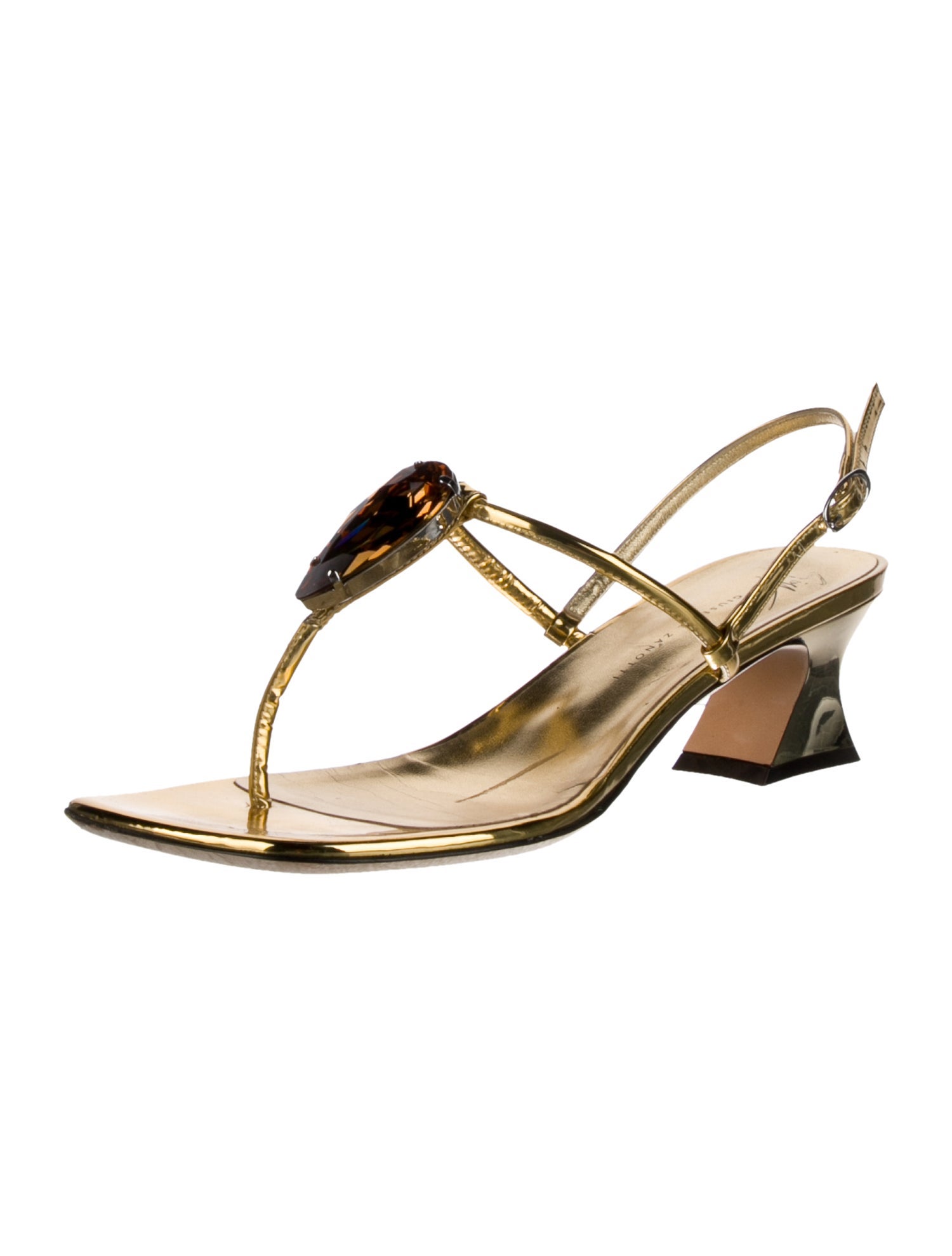 Giuseppe Zanotti Leather Slingback Sandals