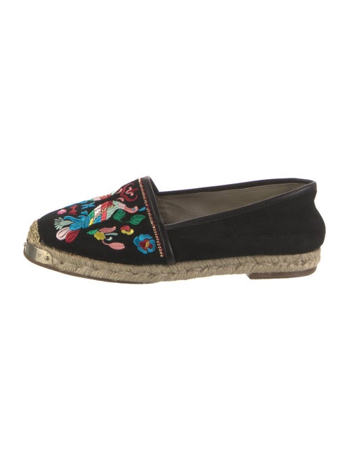 Giuseppe Zanotti Suede Graphic Print Espadrilles