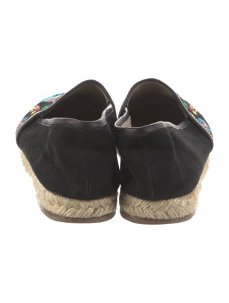 Giuseppe Zanotti Suede Graphic Print Espadrilles