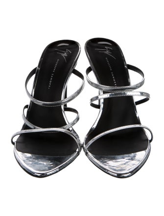 Giuseppe Zanotti Patent Leather Slides