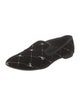 Giuseppe Zanotti Velvet Plaid Print Flats