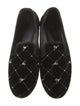 Giuseppe Zanotti Velvet Plaid Print Flats