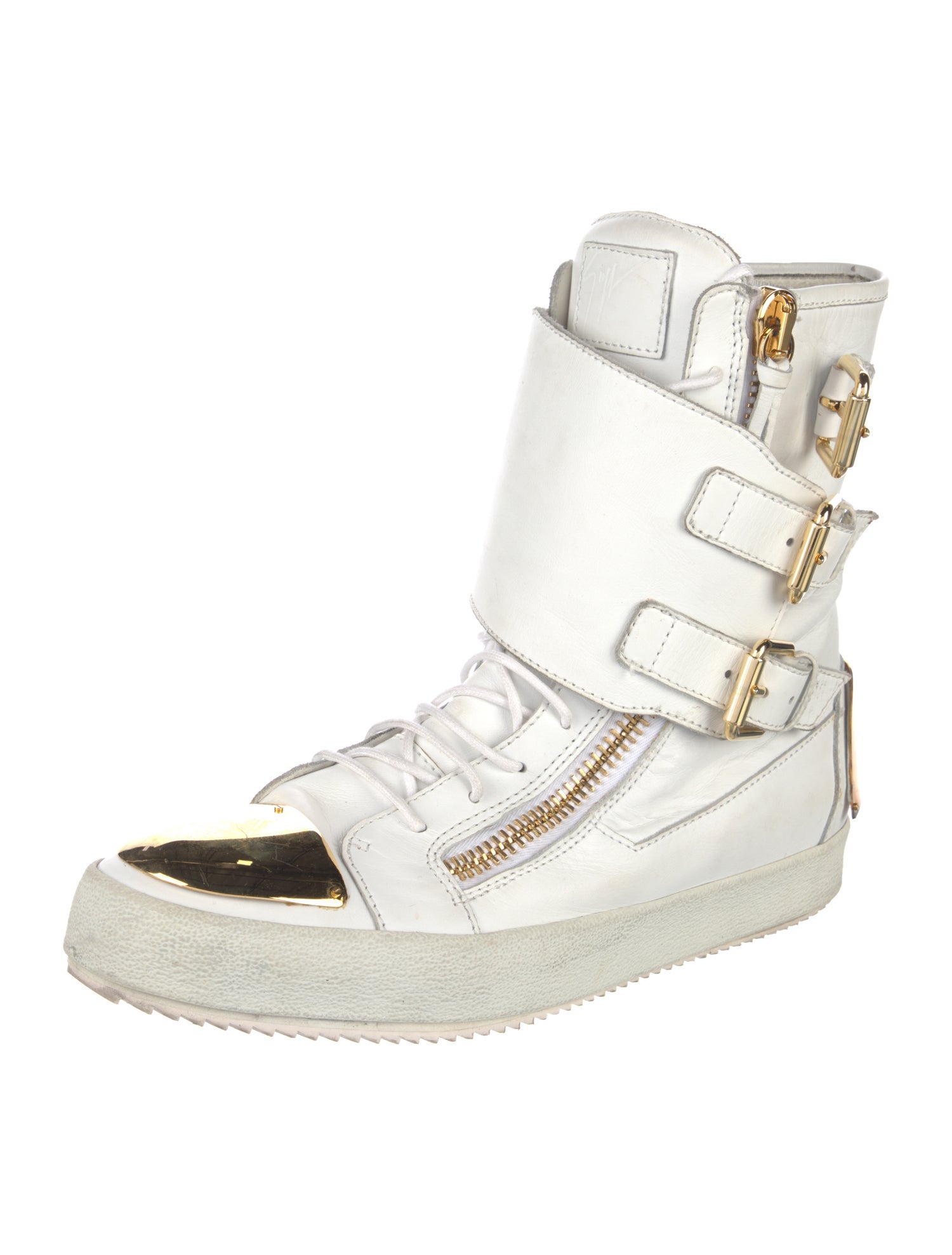 Giuseppe Zanotti Leather Lace-Up Boots