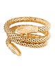 Giuseppe Zanotti Rhinestone Snake Wrap Cuff Bracelet