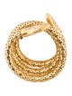 Giuseppe Zanotti Rhinestone Snake Wrap Cuff Bracelet