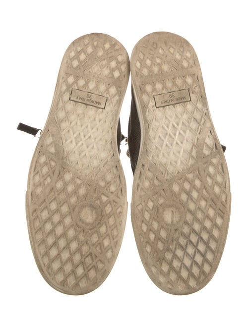 Giuseppe Zanotti Leather Colorblock Pattern Sneakers