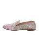 Giuseppe Zanotti Suede Crystal Embellishments Loafers