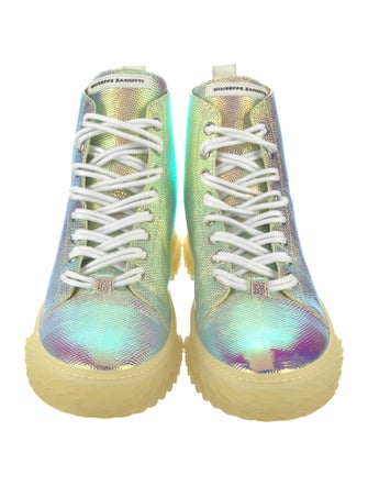 Giuseppe Zanotti Embossed Leather Sneakers