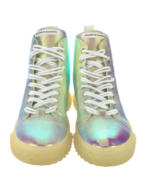 Giuseppe Zanotti Embossed Leather Sneakers