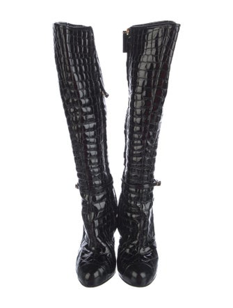 Giuseppe Zanotti Patent Leather Boots