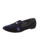 Giuseppe Zanotti Velvet Tassel Accents Loafers