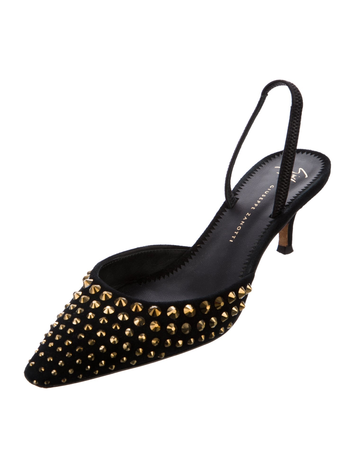 Giuseppe Zanotti Suede Slingback Pumps