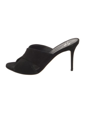 Giuseppe Zanotti Suede Slides