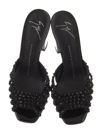 Giuseppe Zanotti Patent Leather Patterned Slides