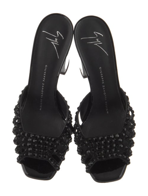 Giuseppe Zanotti Patent Leather Patterned Slides