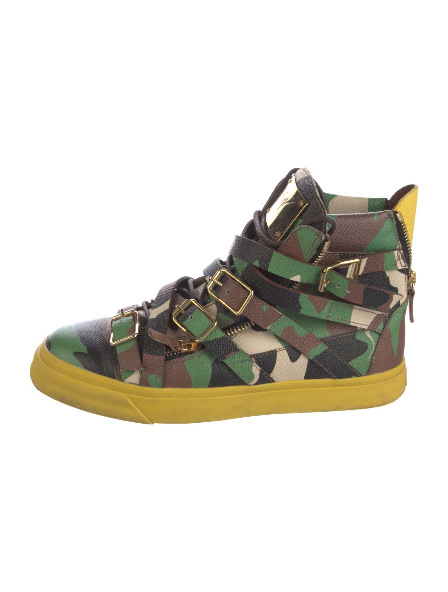 Giuseppe Zanotti Leather Printed Sneakers