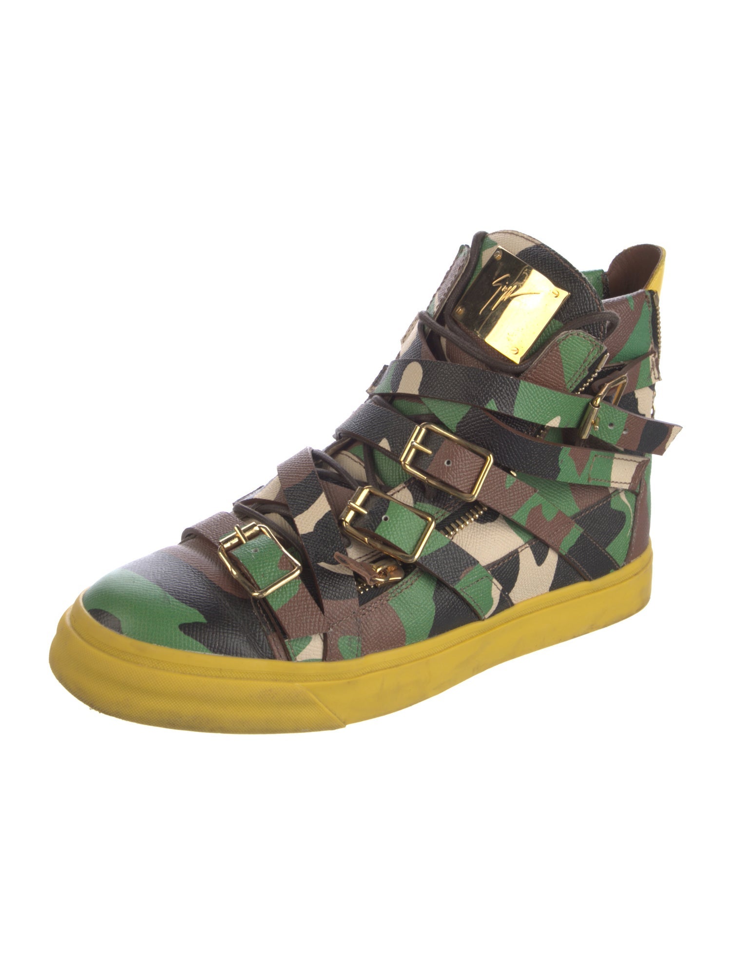 Giuseppe Zanotti Leather Printed Sneakers