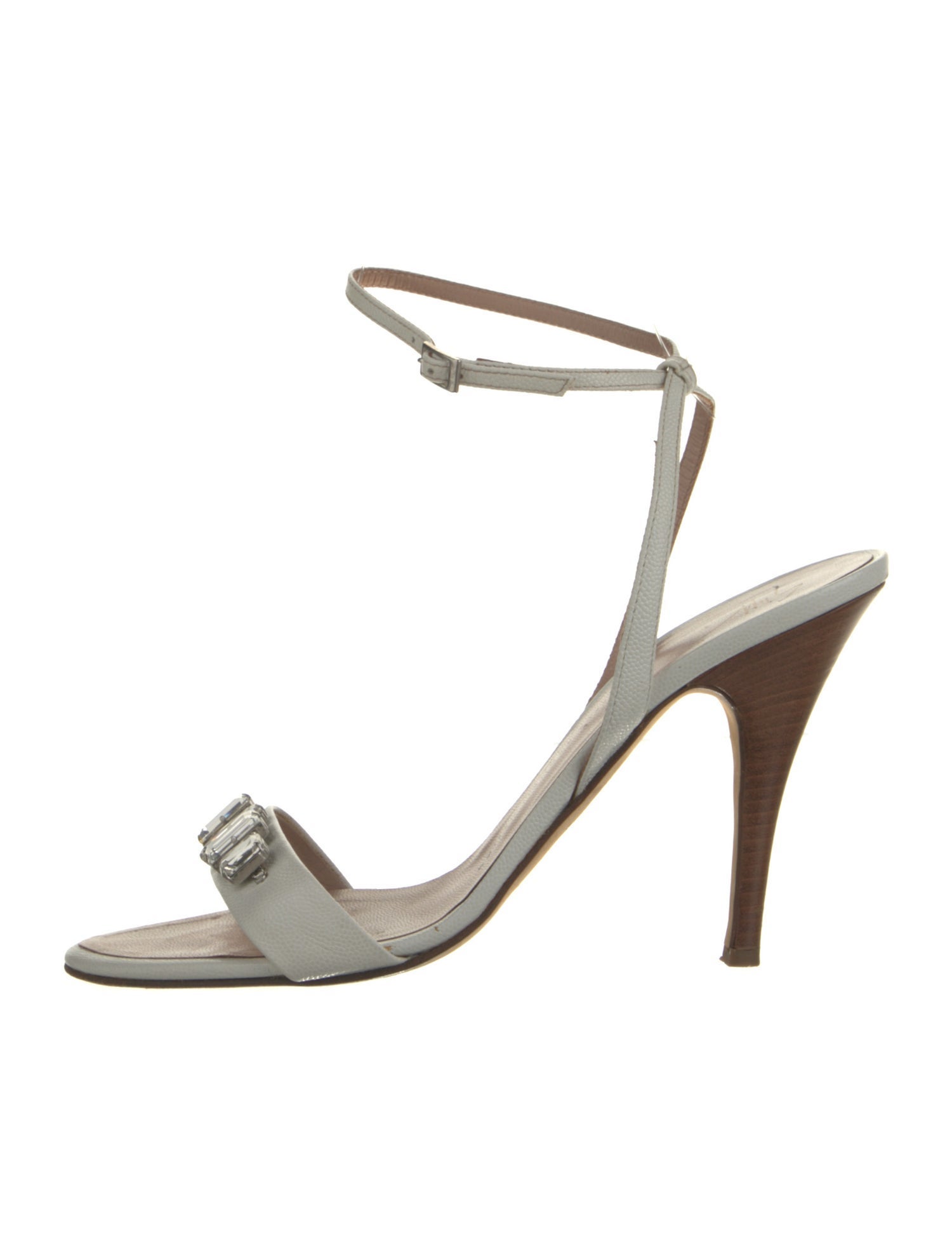 Giuseppe Zanotti Leather Crystal Embellishments Sandals